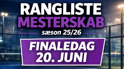Plakat Ranglistemesterskab